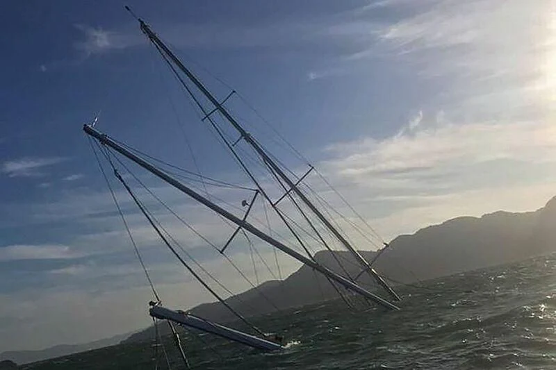 a boat on the water aboard ENIGMA Yacht for Sale