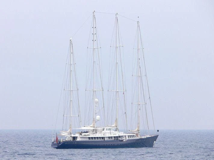 a boat on the water aboard ENIGMA Yacht for Sale