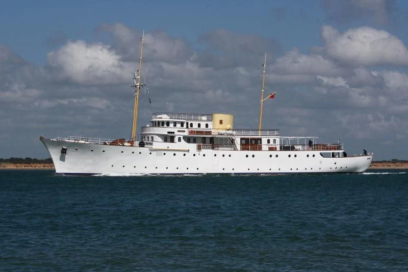 a white boat in the water aboard SHEMARA Yacht for Sale