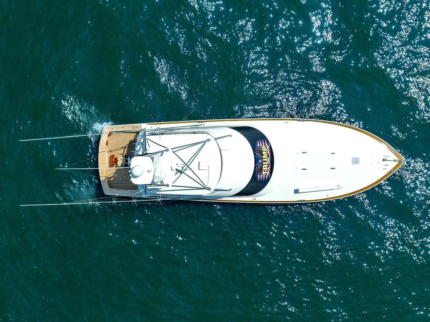 a boat in the water aboard LIFE IS GOOD Yacht for Sale