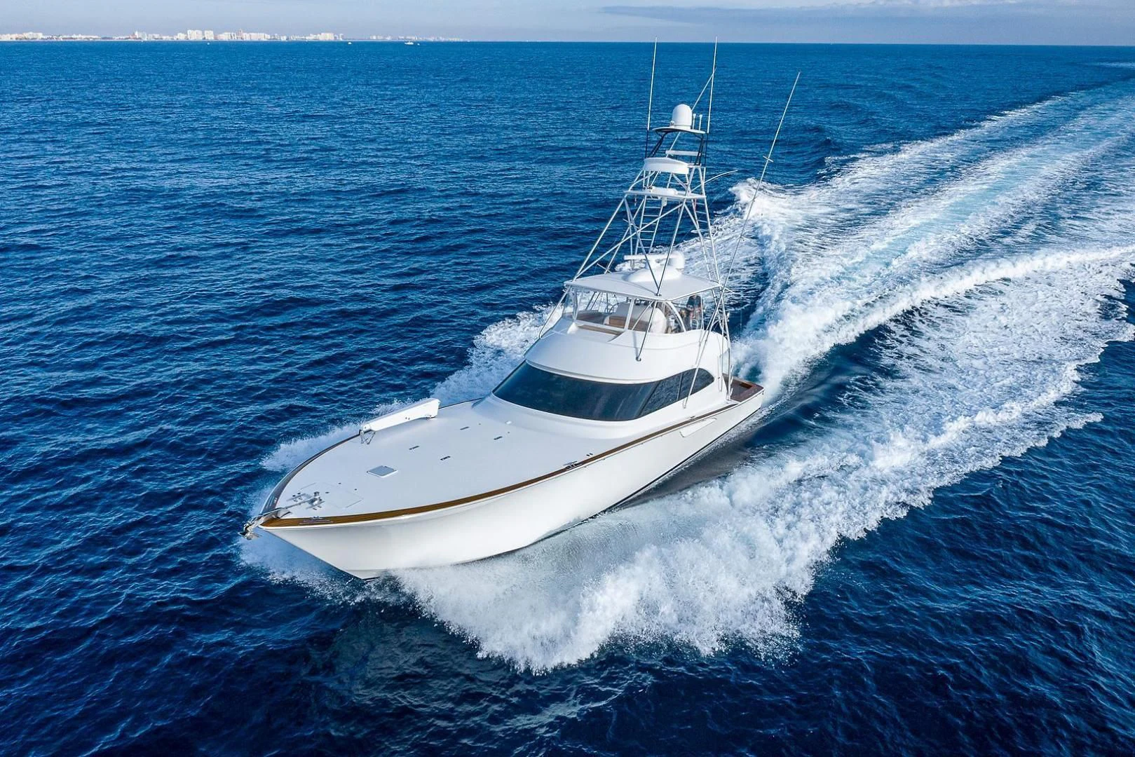 a boat on the water aboard LIFE IS GOOD Yacht for Sale