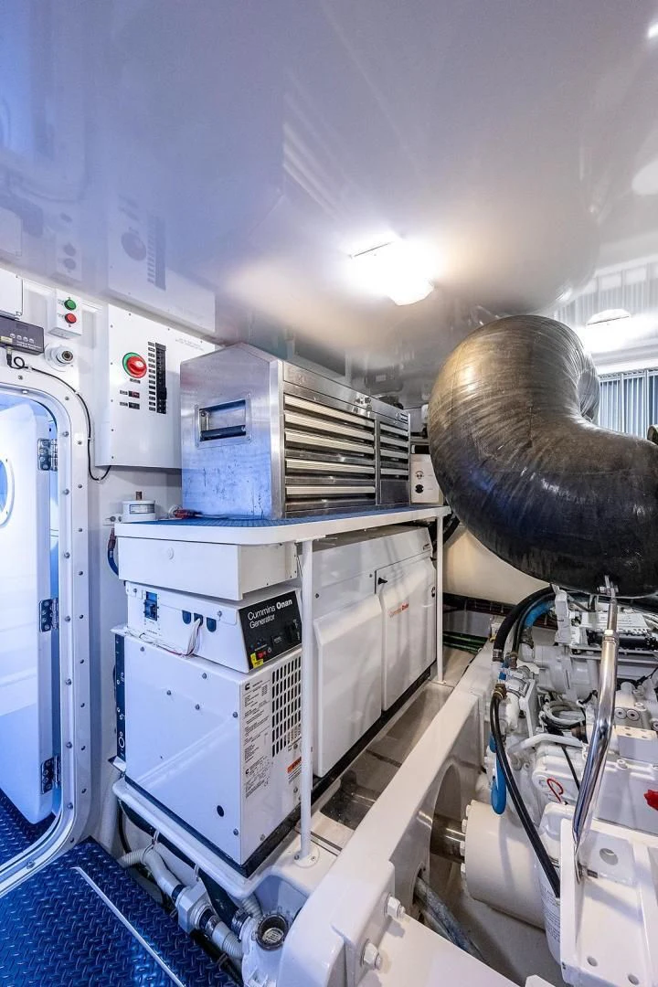 a close-up of a machine aboard LIFE IS GOOD Yacht for Sale
