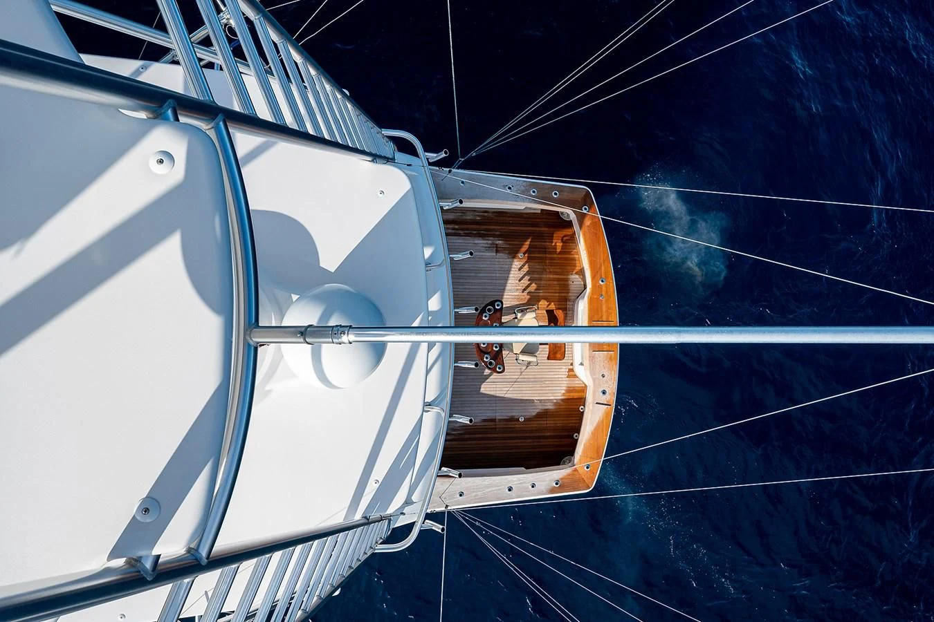 a space shuttle in space aboard LIFE IS GOOD Yacht for Sale