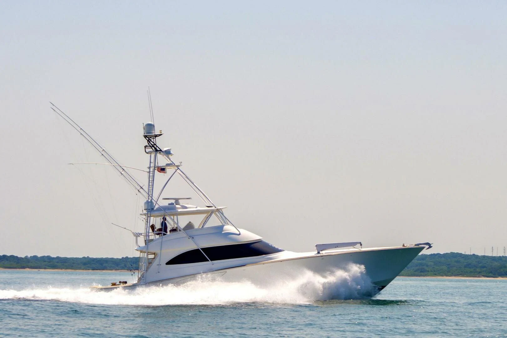 a boat on the water aboard LIFE IS GOOD Yacht for Sale