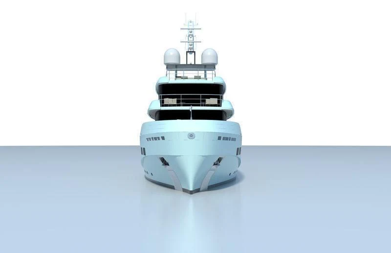 a small white and black lighthouse aboard RENATA Yacht for Sale