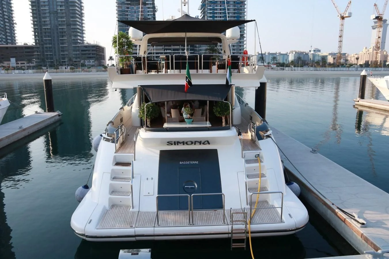 a boat in the water aboard SIMONA Yacht for Sale
