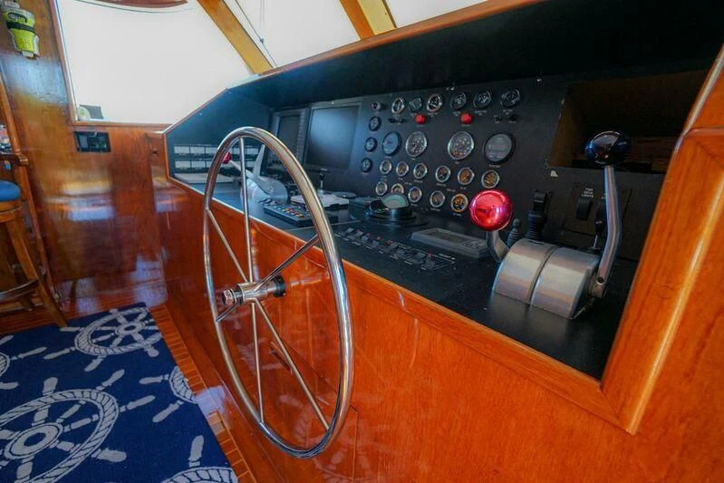 a machine on the counter aboard MOMMA BEAR Yacht for Sale