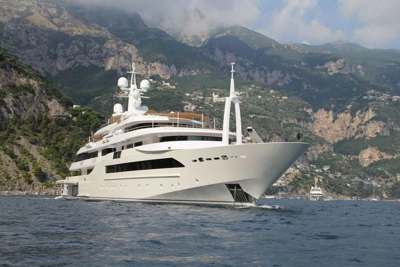 a white yacht on the water aboard CHOPI CHOPI Yacht for Sale