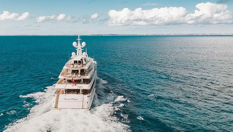 a ship on the water aboard CHOPI CHOPI Yacht for Sale