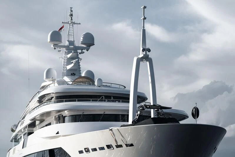 a large white ship aboard CHOPI CHOPI Yacht for Sale