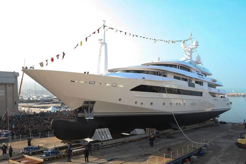 a large white ship aboard CHOPI CHOPI Yacht for Sale