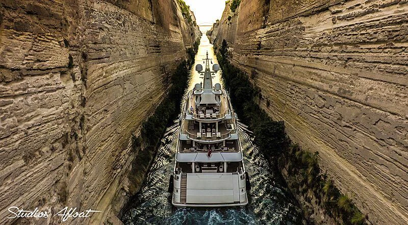a large stone building aboard CHOPI CHOPI Yacht for Sale