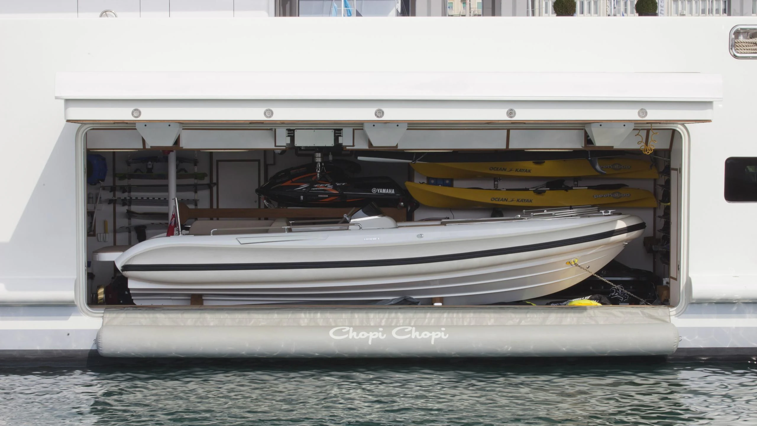 a boat on the water aboard CHOPI CHOPI Yacht for Sale