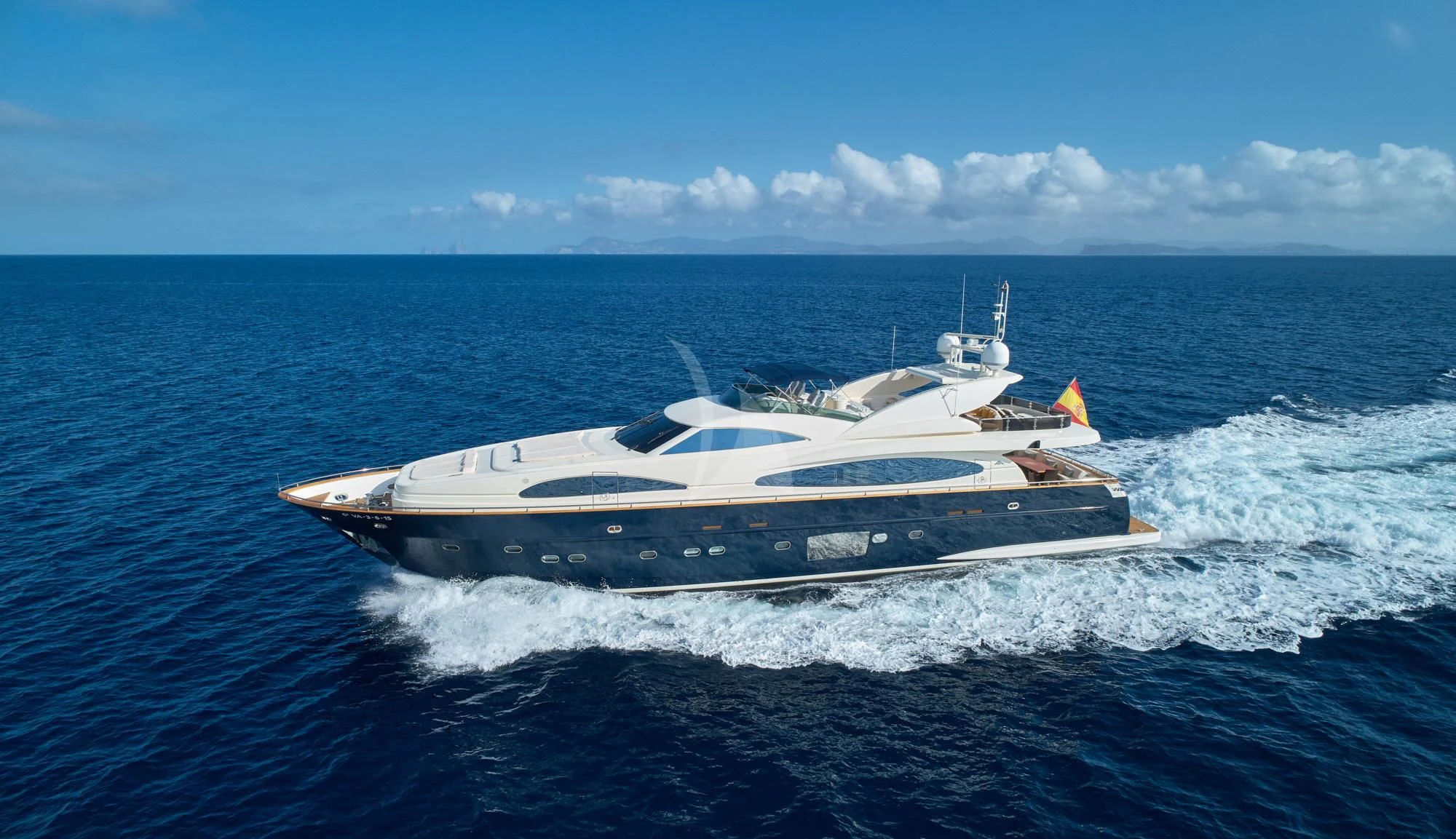 a boat on the water aboard KIRIOS Yacht for Sale