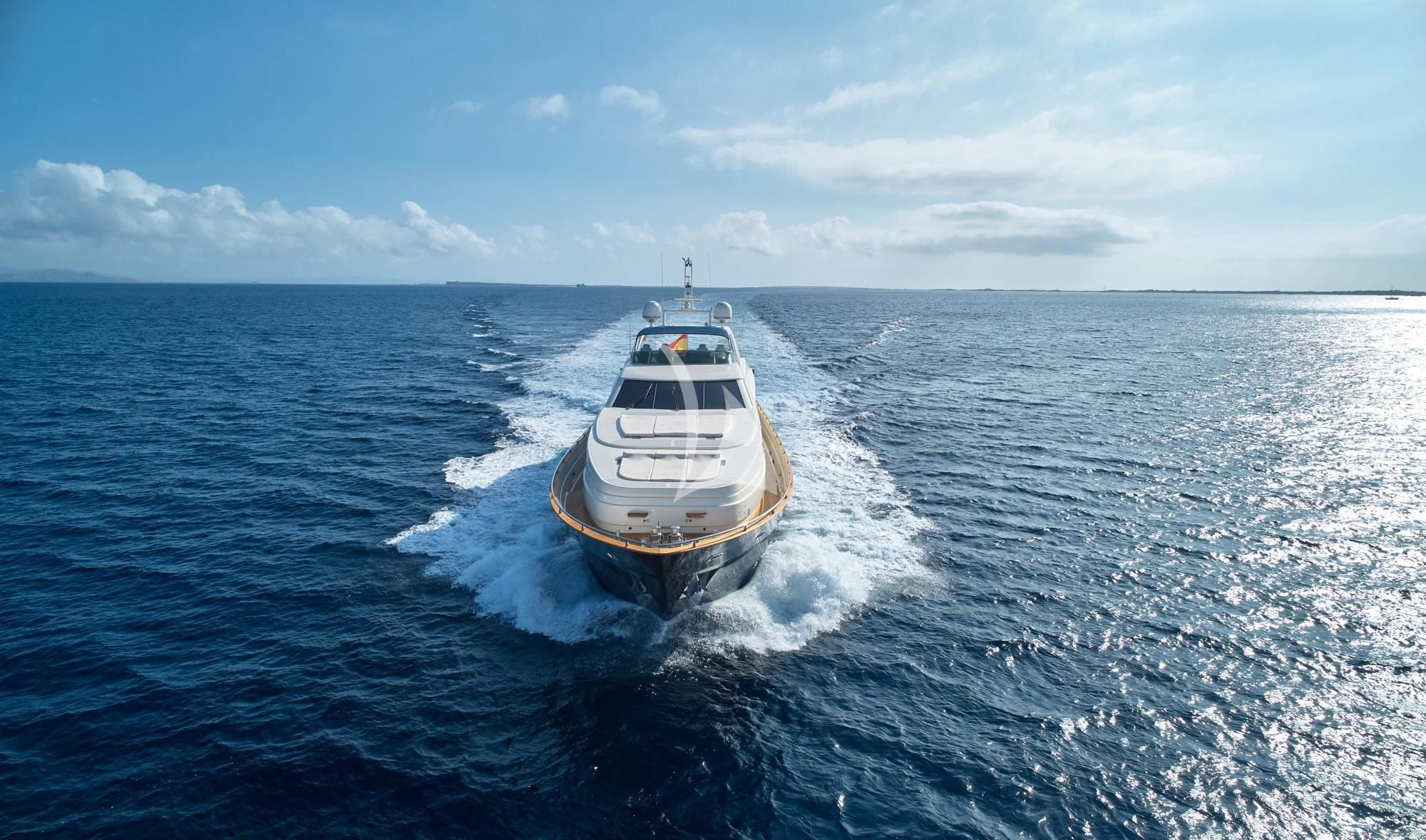 a boat on the water aboard KIRIOS Yacht for Sale