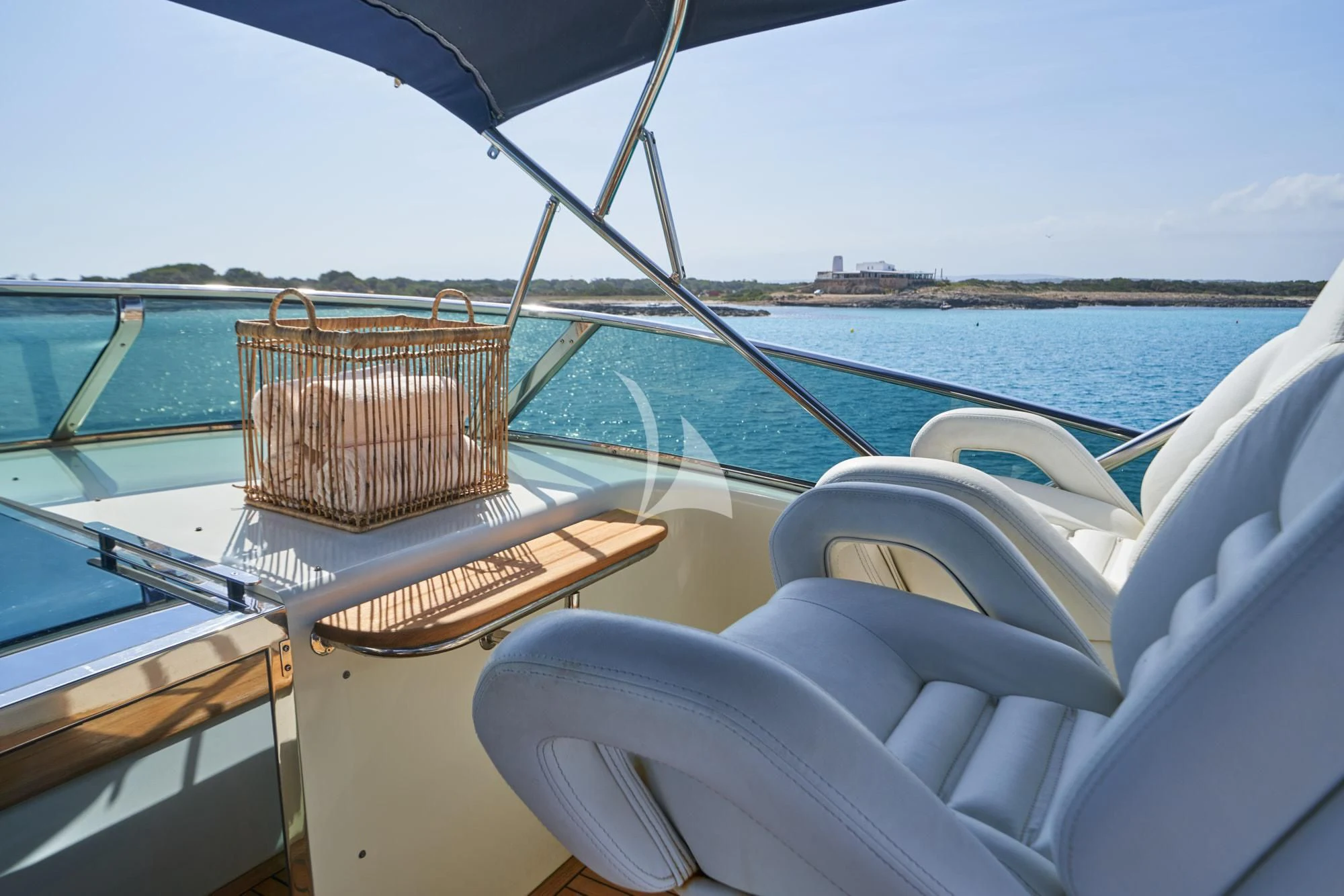 a boat on the water aboard KIRIOS Yacht for Sale