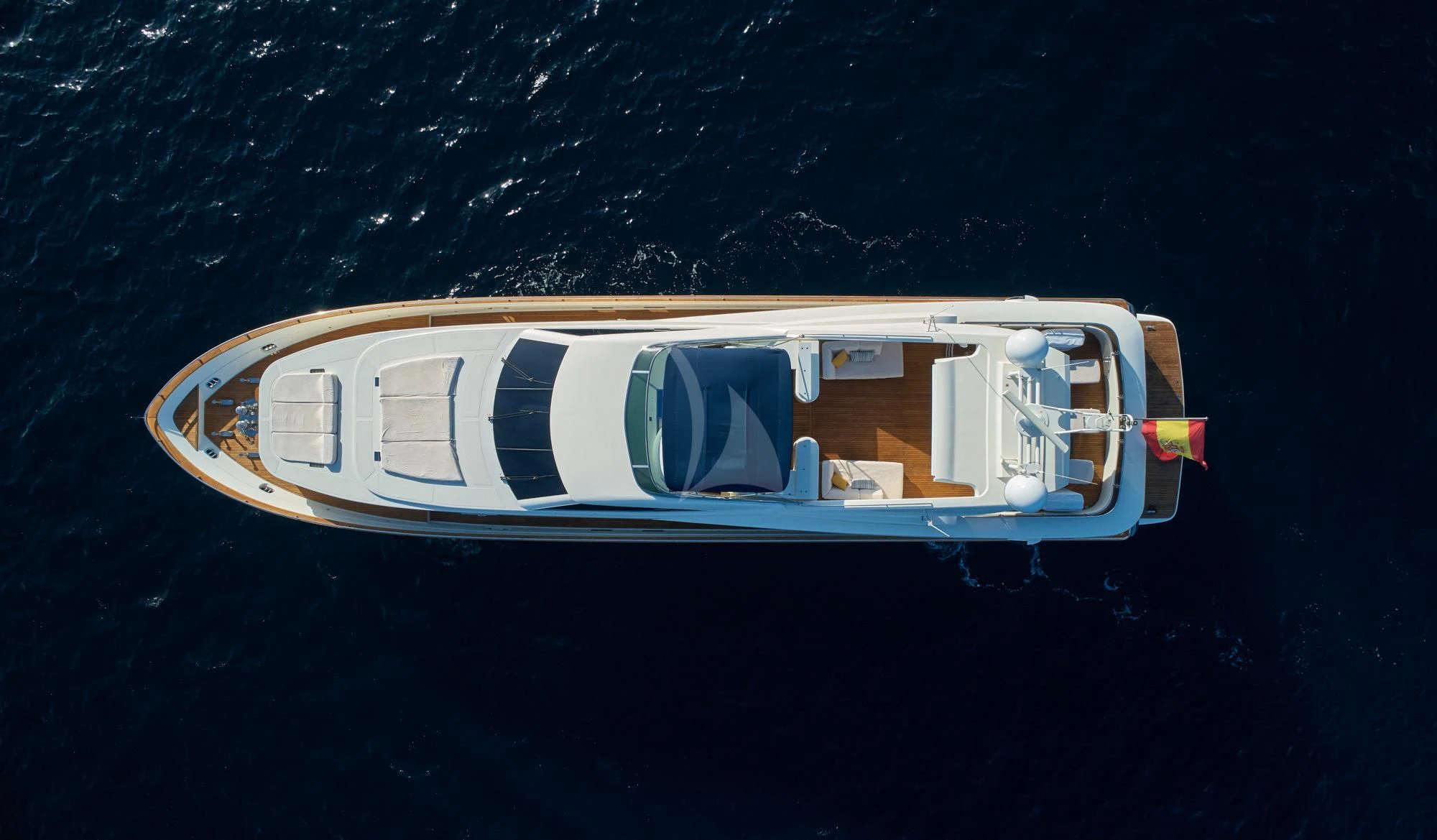 a boat on the water aboard KIRIOS Yacht for Sale