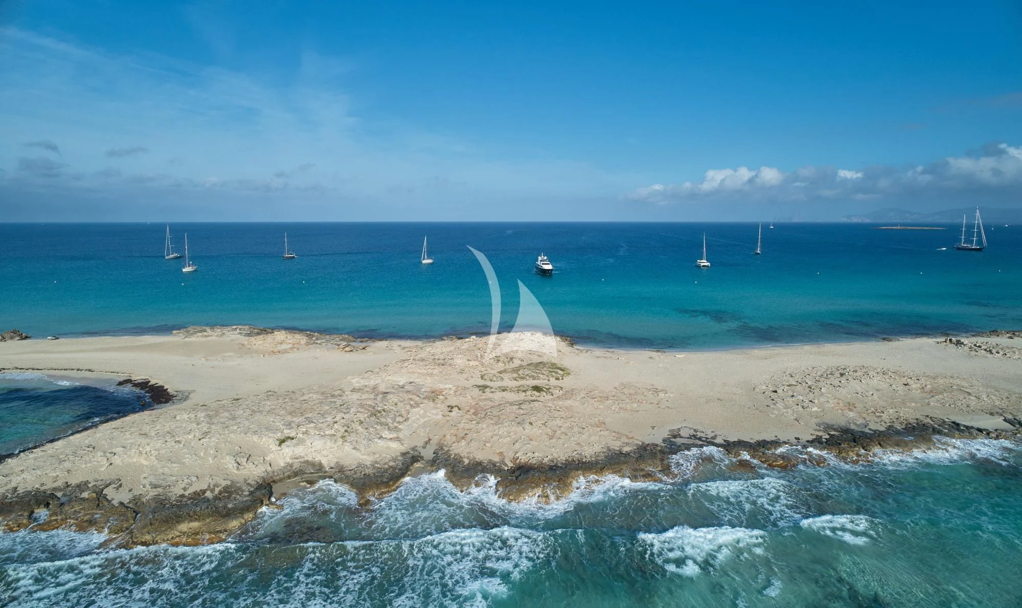 a body of water with boats in it aboard KIRIOS Yacht for Sale