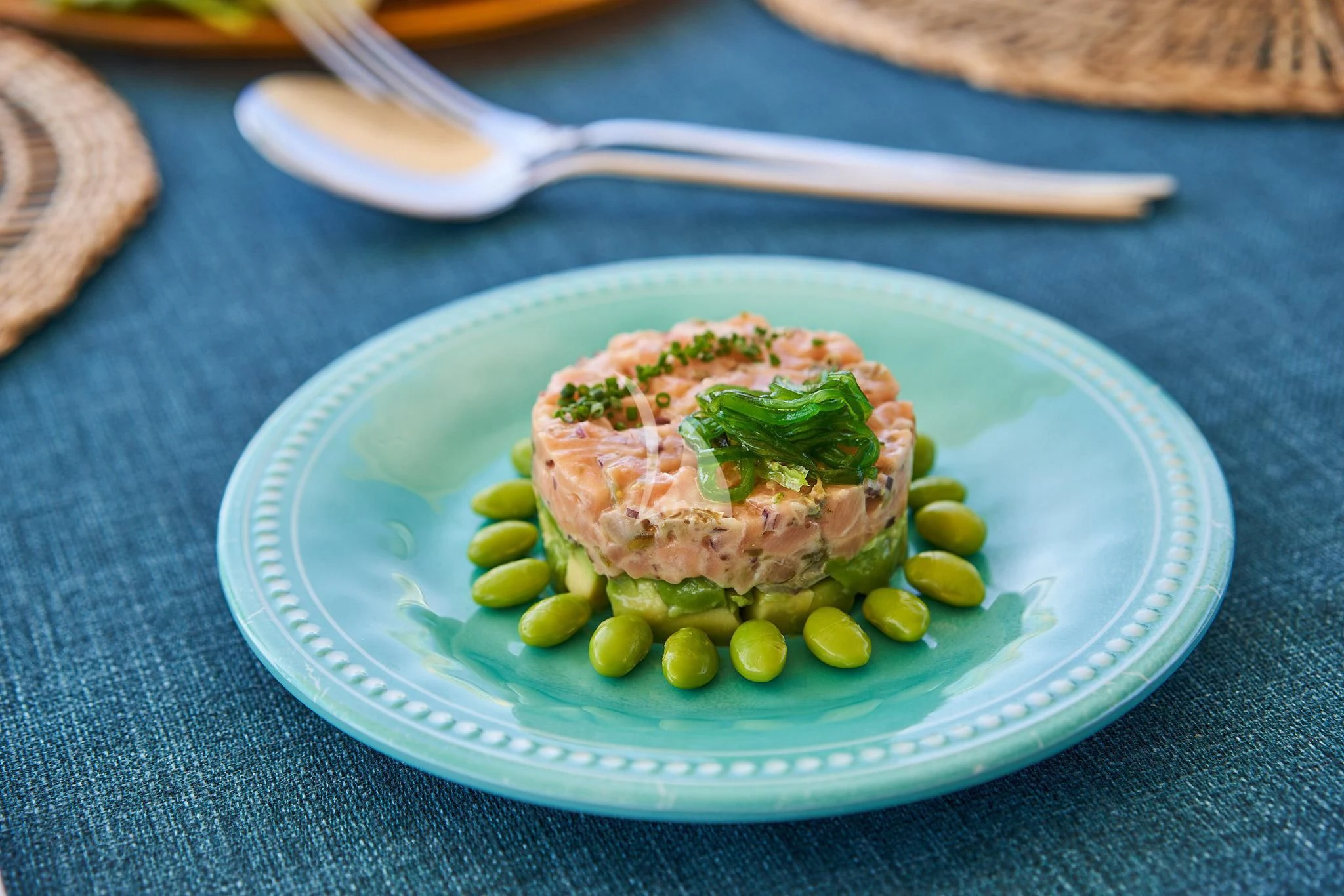 a plate of food aboard KIRIOS Yacht for Sale
