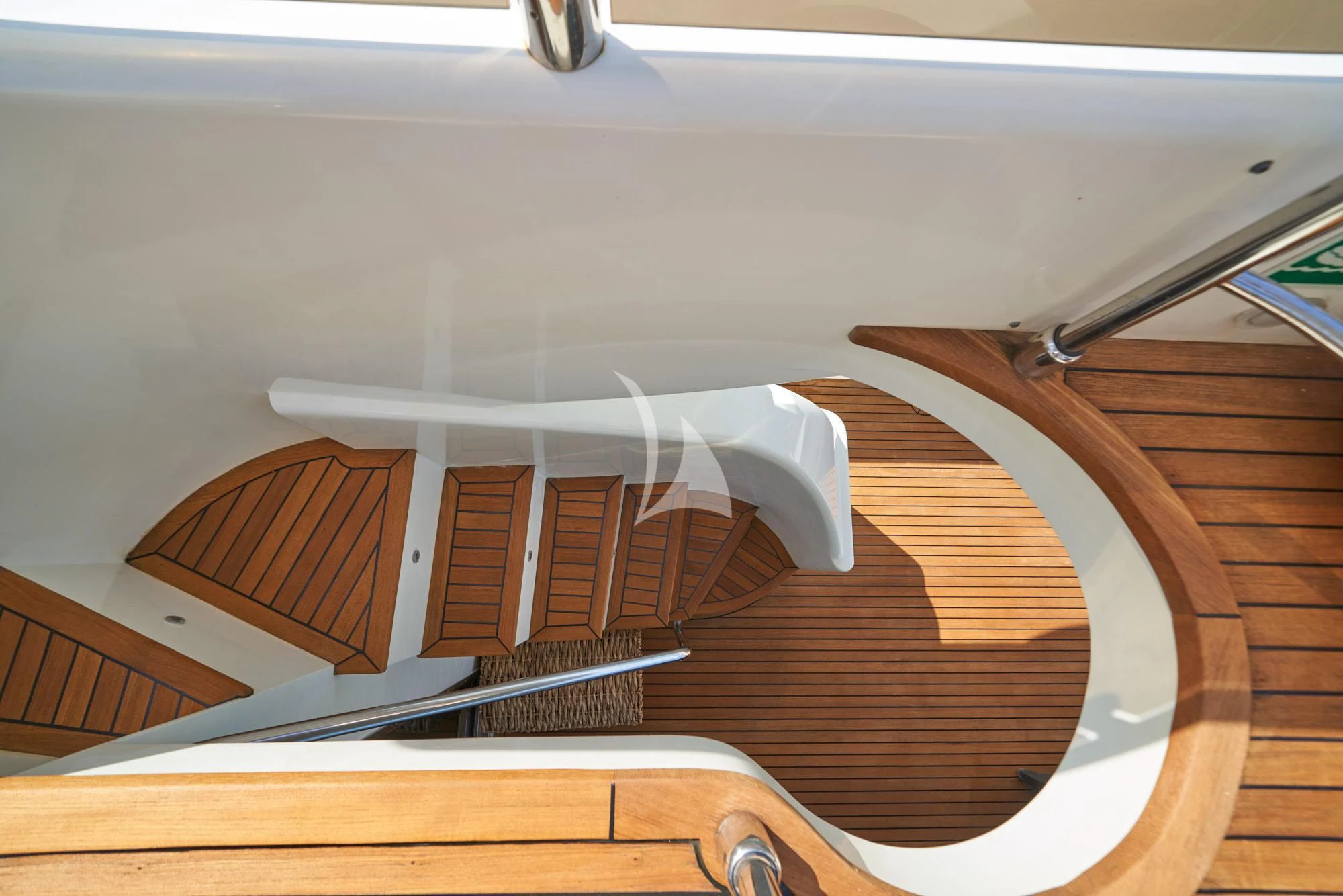 a wooden model of a house aboard KIRIOS Yacht for Sale