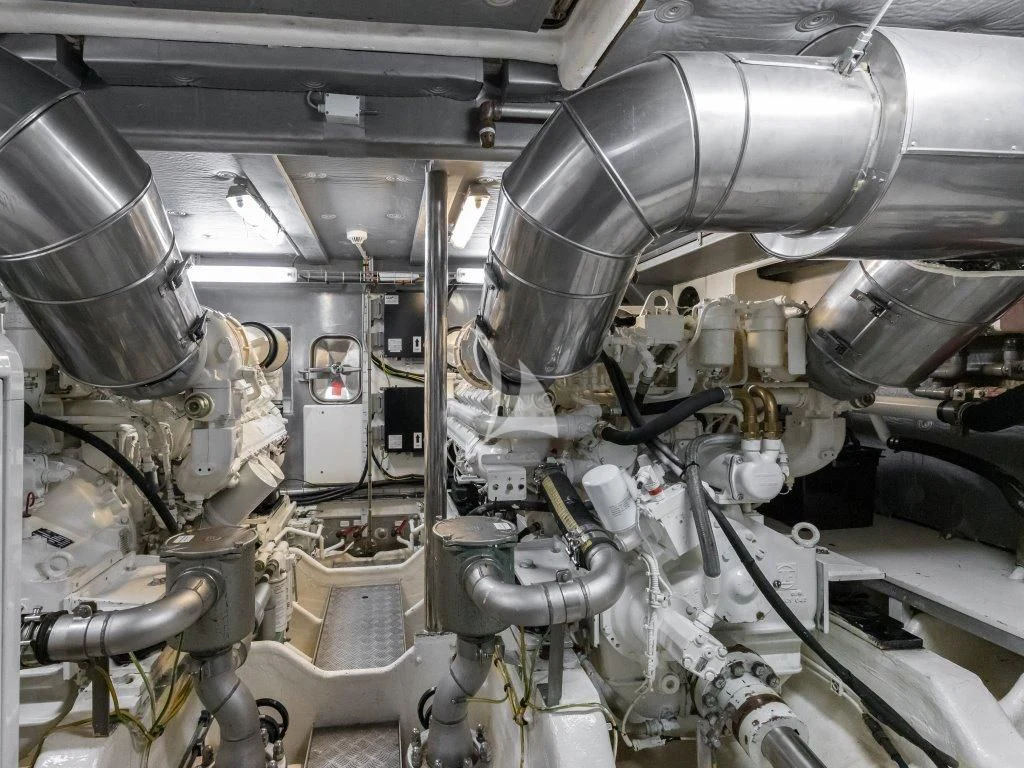 a close-up of a machine aboard PASSION Yacht for Sale