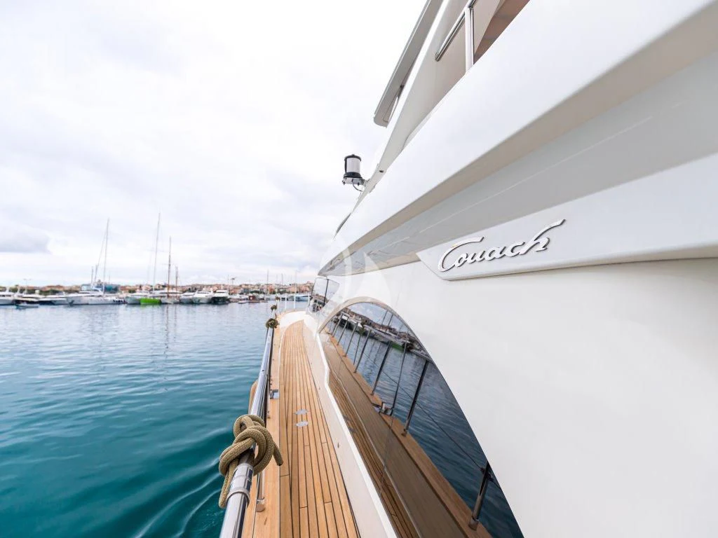 a boat on the water aboard PASSION Yacht for Sale
