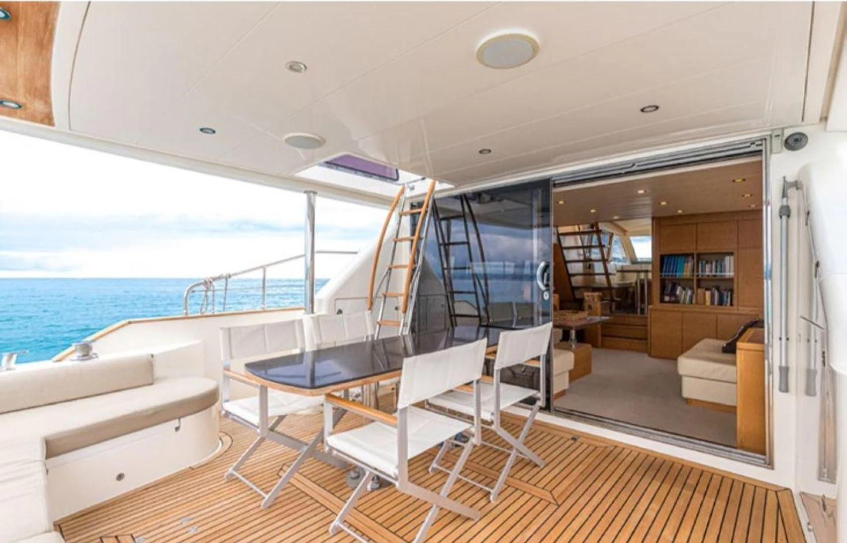 a boat on the water aboard PASSION Yacht for Sale