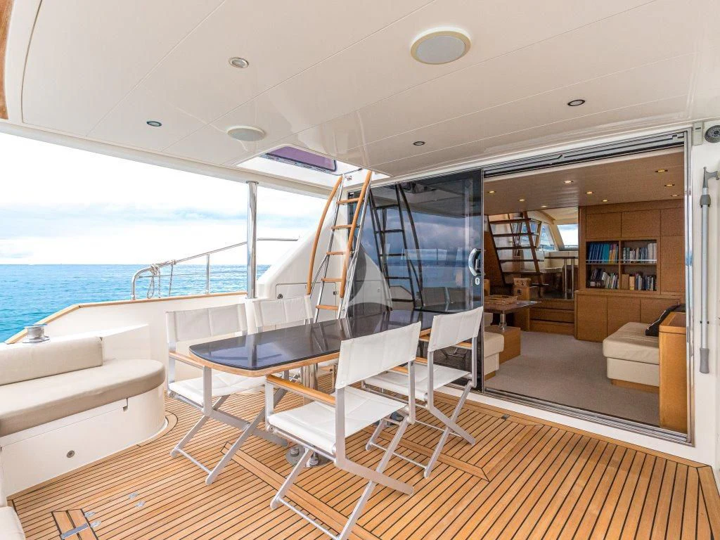 a boat on the water aboard PASSION Yacht for Sale
