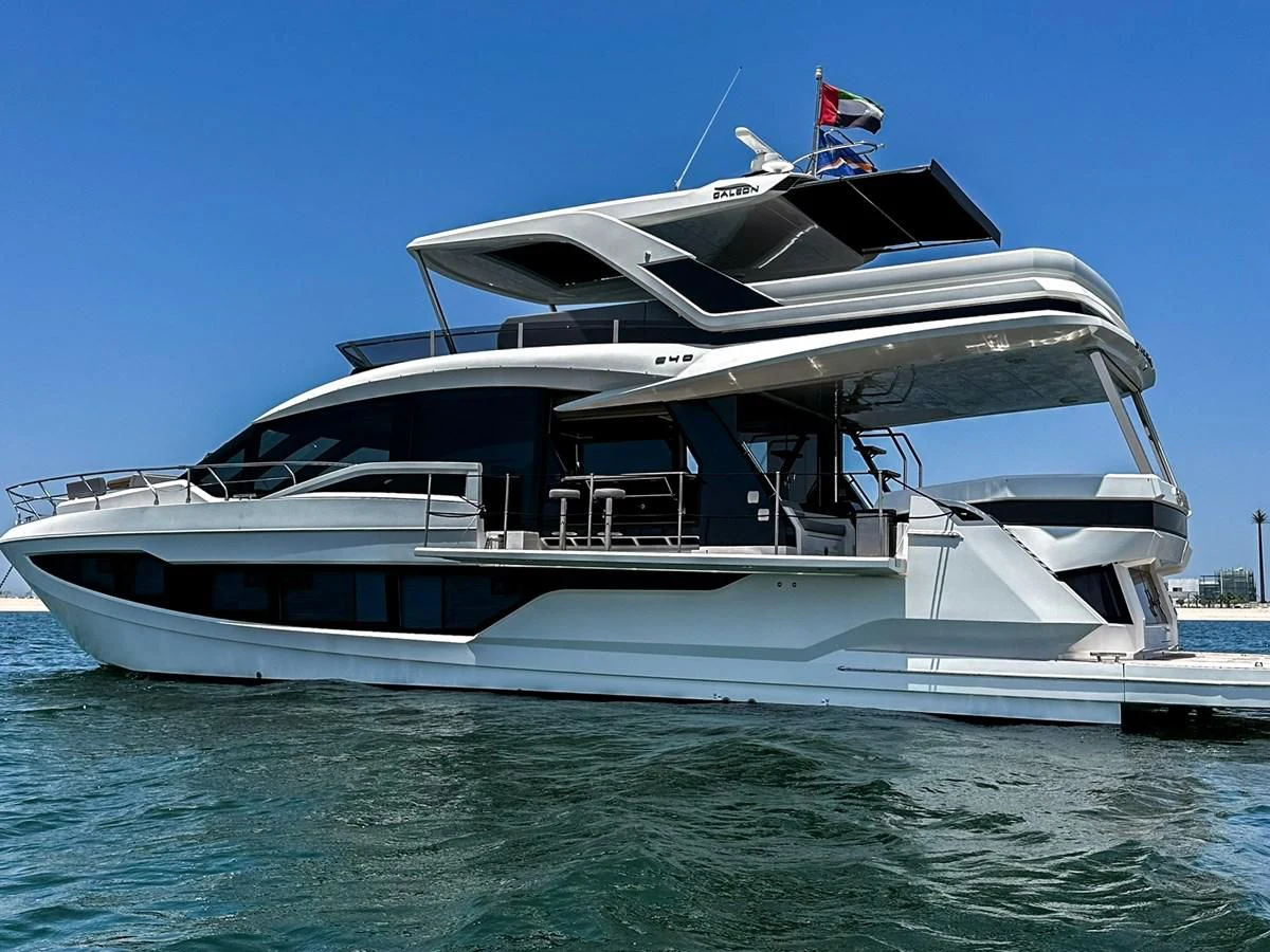 a boat on the water aboard JANICE Yacht for Sale