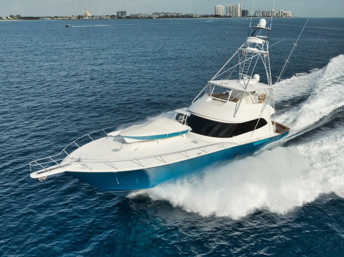 a boat on the water aboard DOC Z Yacht for Sale