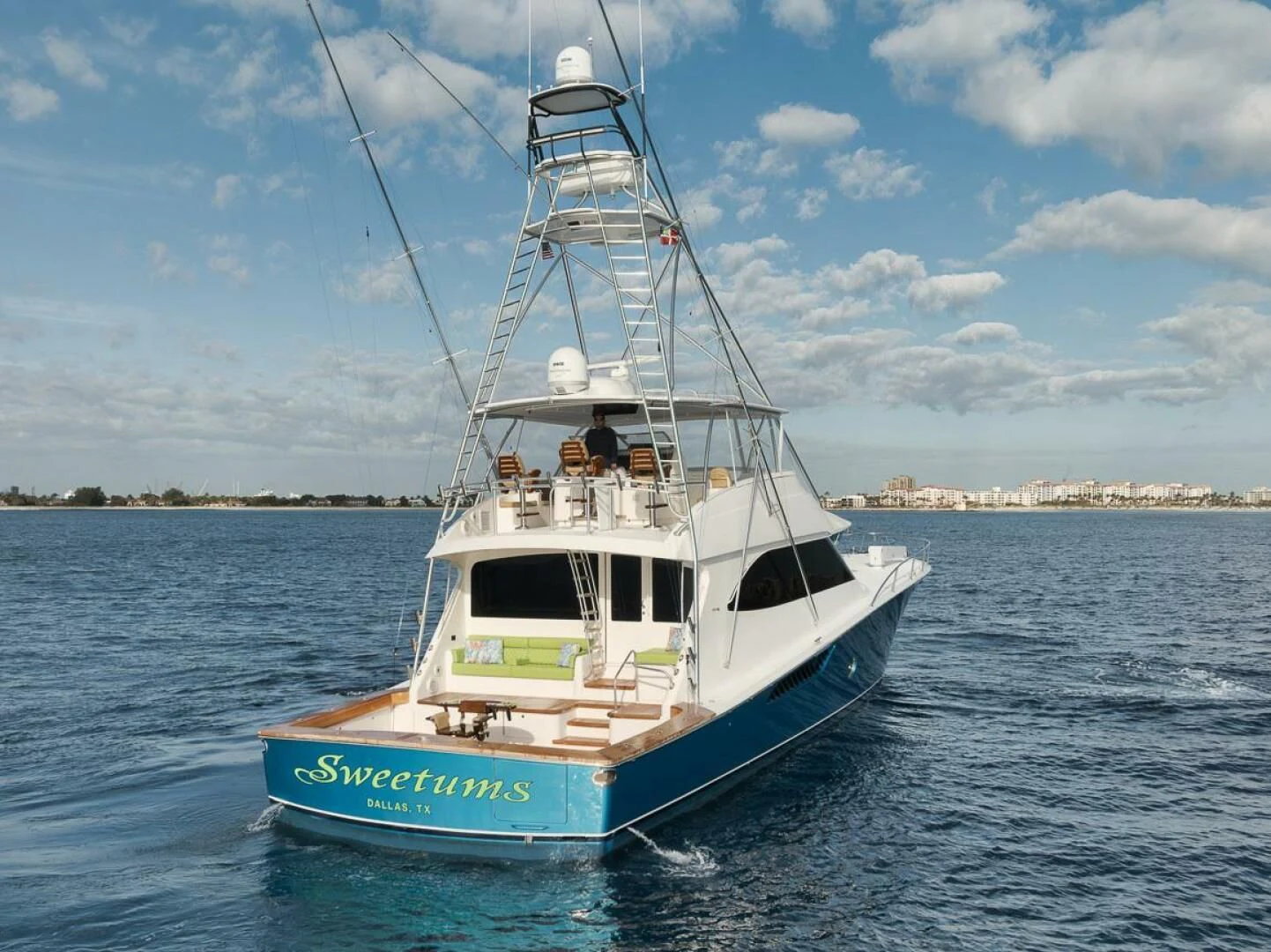 a boat on the water aboard DOC Z Yacht for Sale