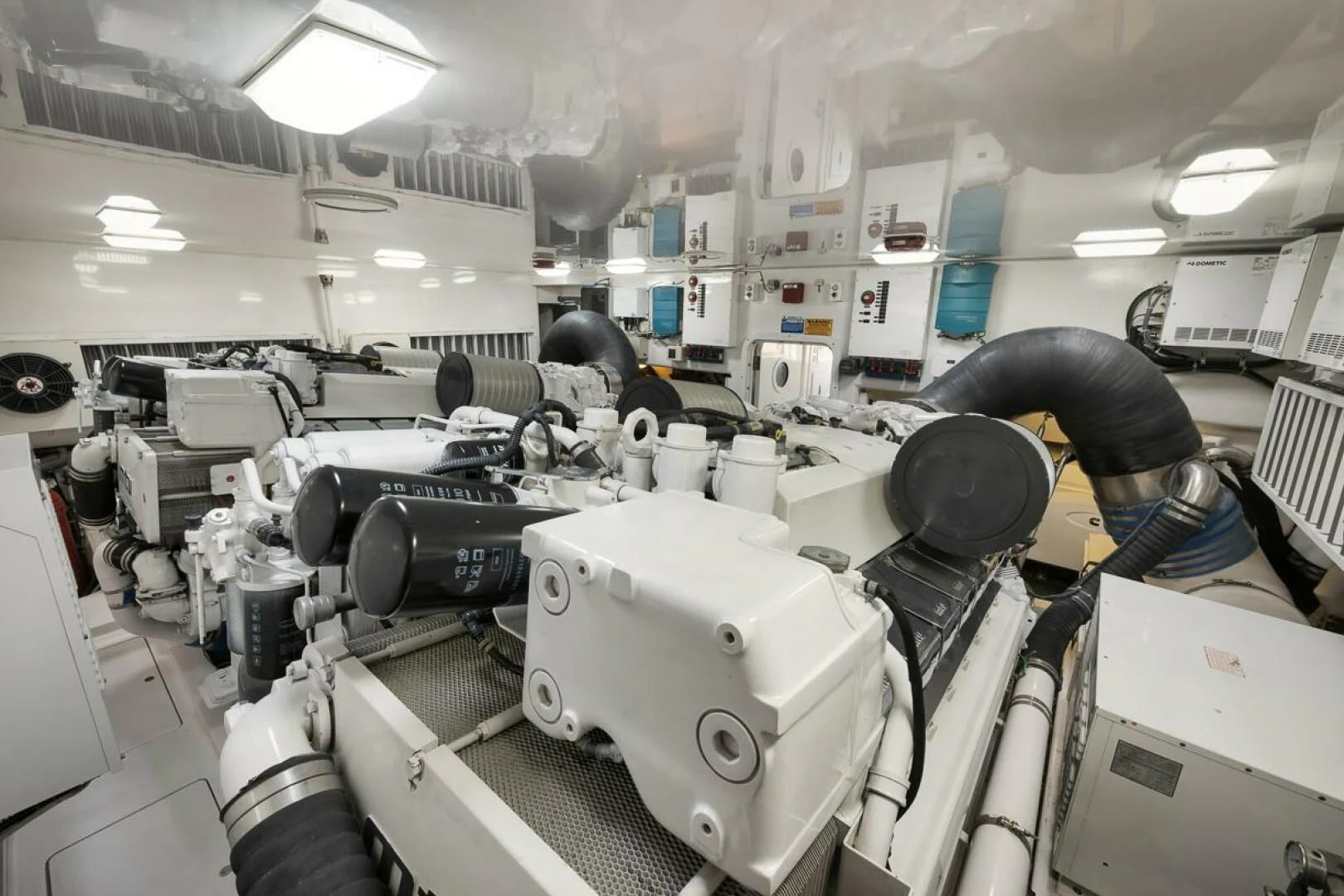 a room with many machines aboard DOC Z Yacht for Sale