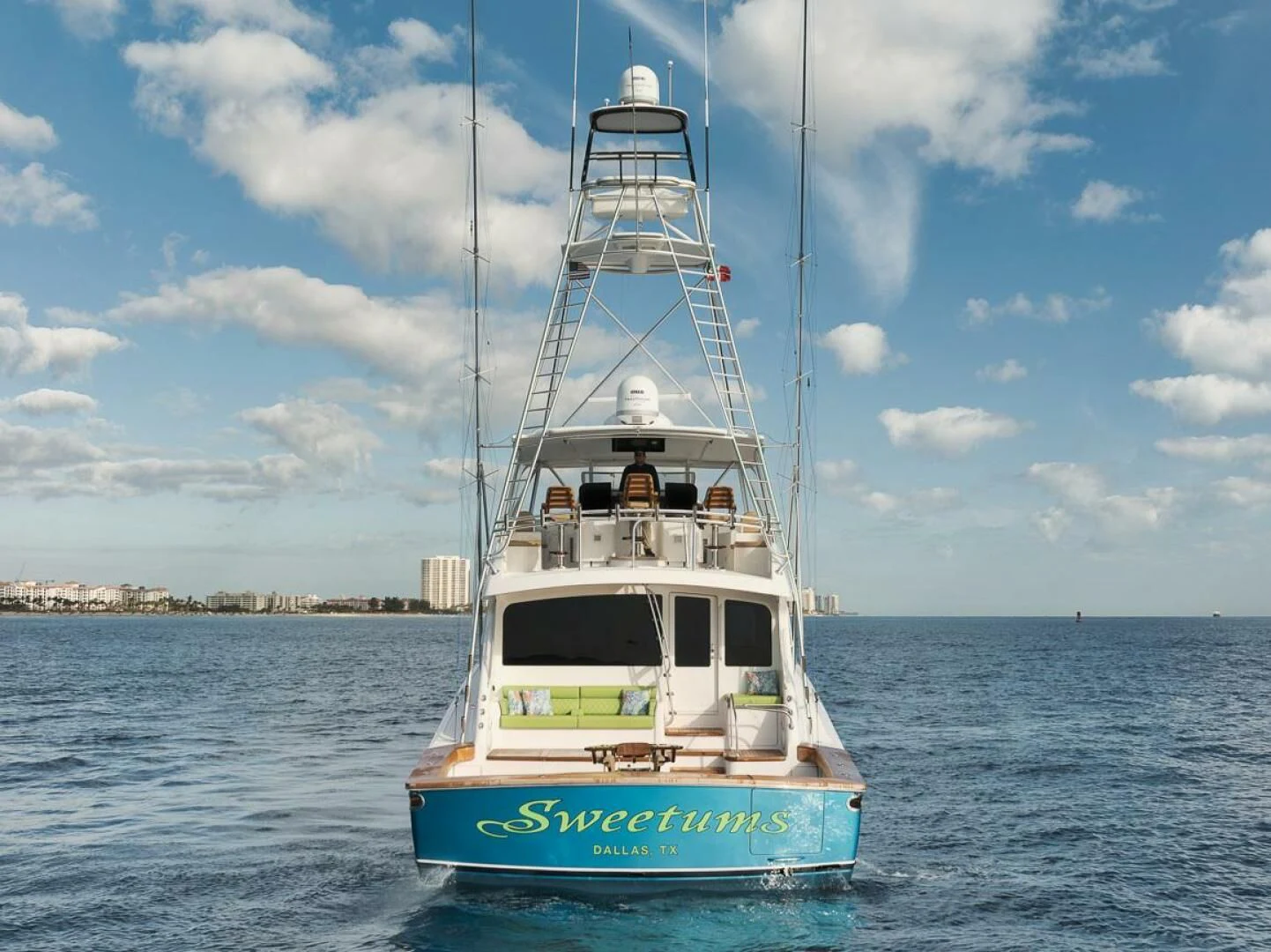 a boat on the water aboard DOC Z Yacht for Sale
