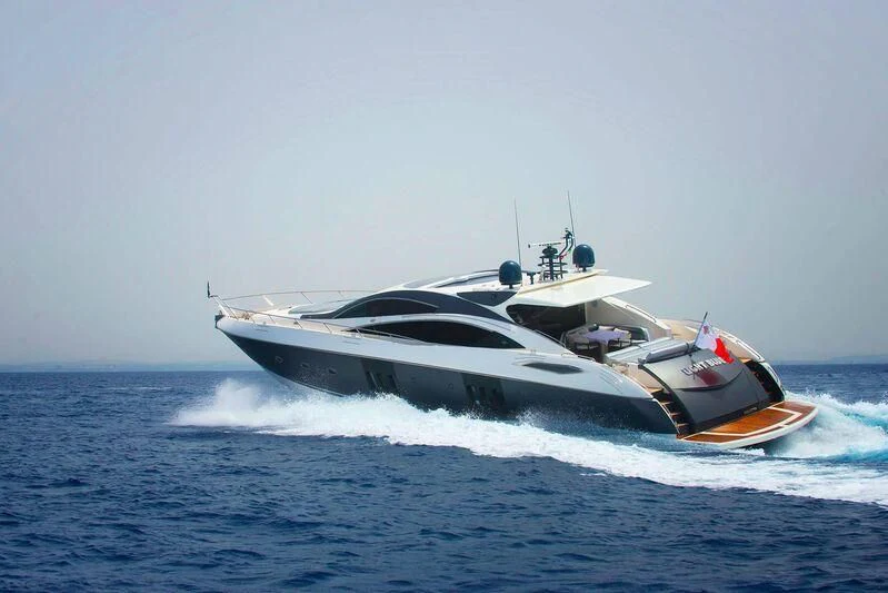 a boat on the water aboard LIGHT BLUE Yacht for Sale