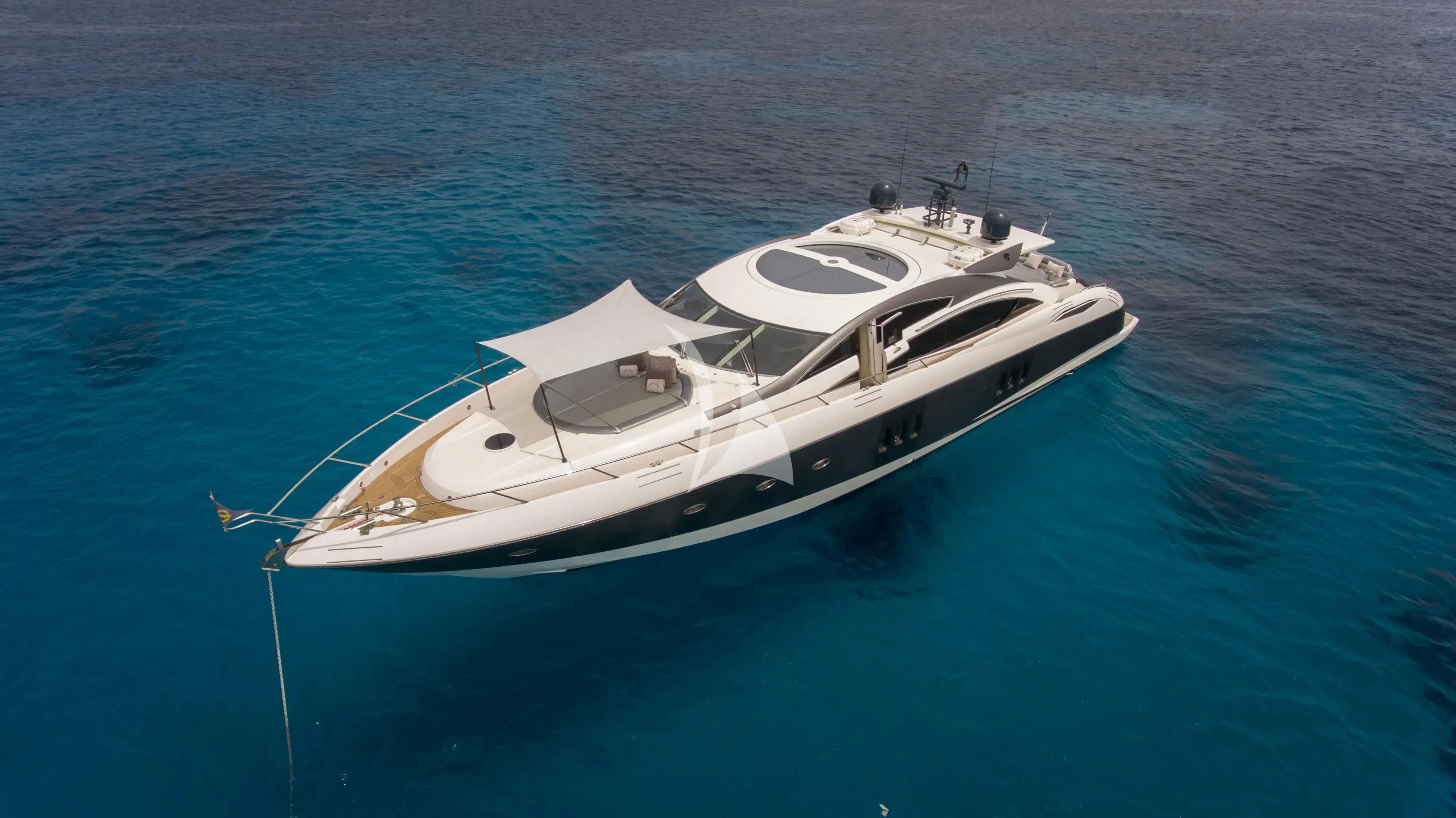 a boat in the water aboard LIGHT BLUE Yacht for Sale