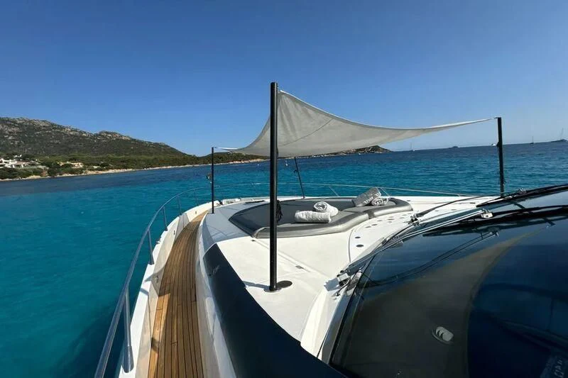 a boat on the water aboard LIGHT BLUE Yacht for Sale