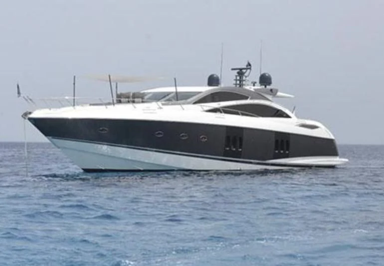 a boat in the water aboard LIGHT BLUE Yacht for Sale