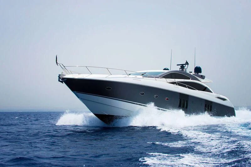 a boat on the water aboard LIGHT BLUE Yacht for Sale