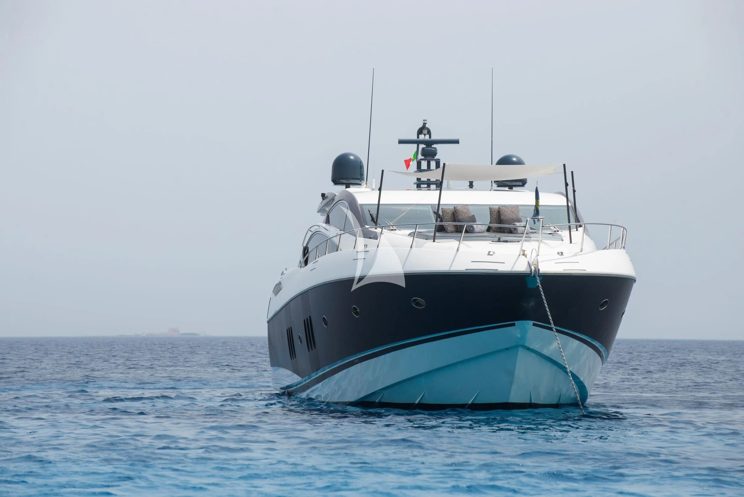 a boat in the water aboard LIGHT BLUE Yacht for Sale