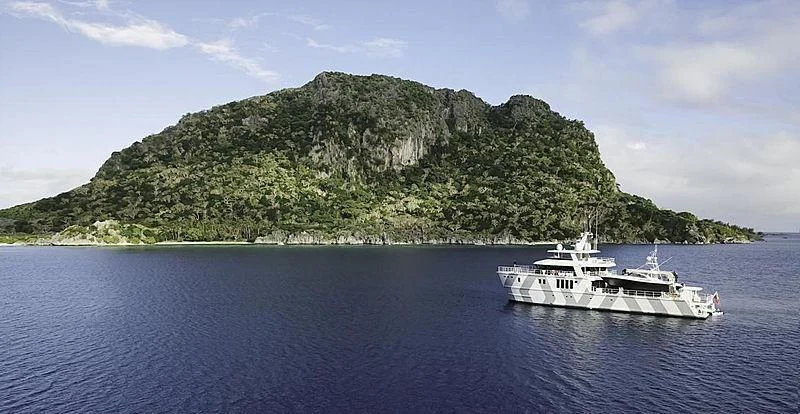 a boat on the water aboard THE BEAST Yacht for Sale