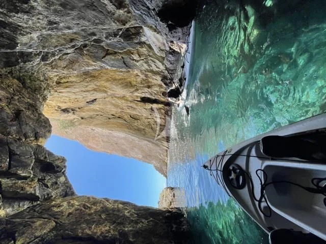 a car parked in a canyon aboard THE BEAST Yacht for Sale