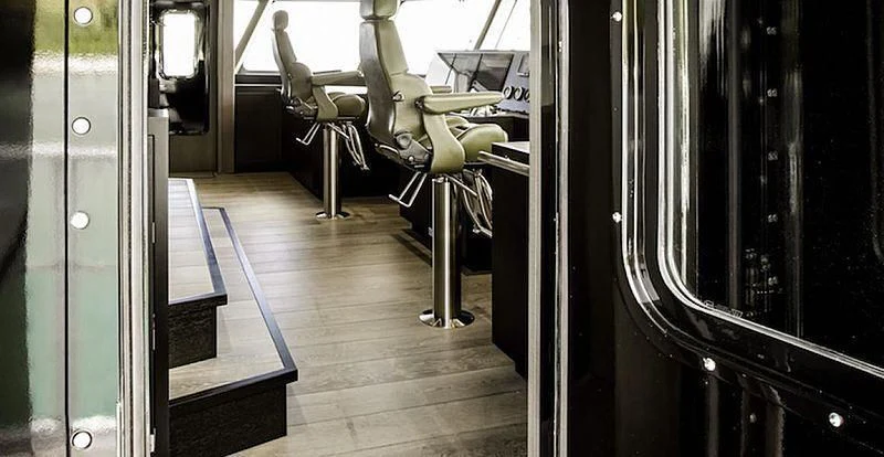 a machine on the counter aboard THE BEAST Yacht for Sale