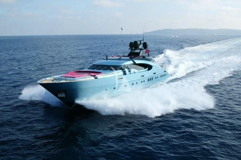 a boat on the water aboard WAVERUNNER Yacht for Sale