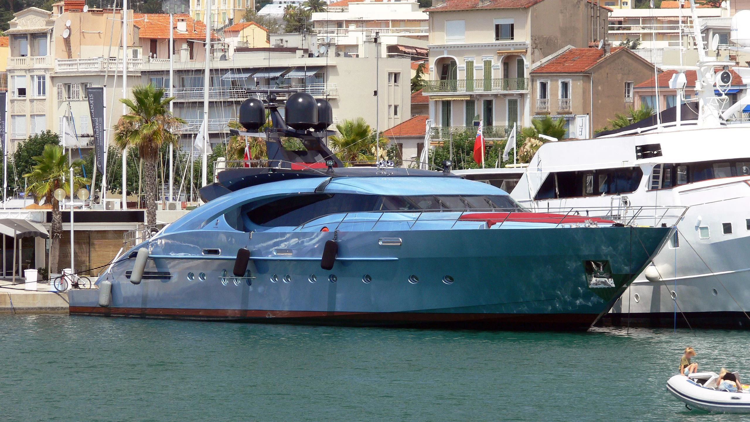a boat in the water aboard WAVERUNNER Yacht for Sale