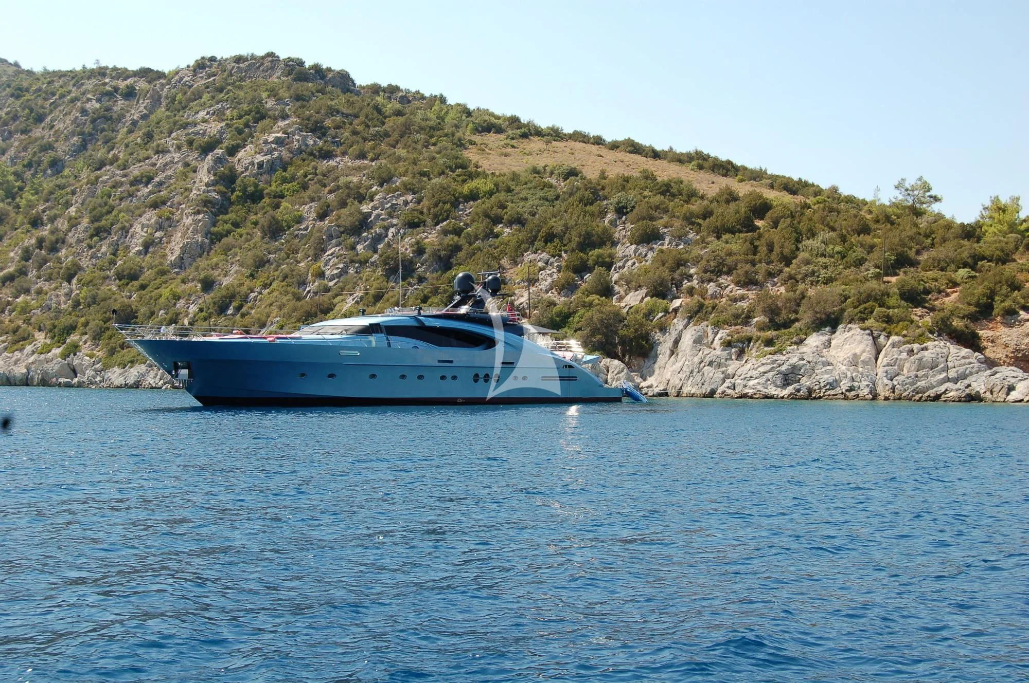 a boat on the water aboard WAVERUNNER Yacht for Sale