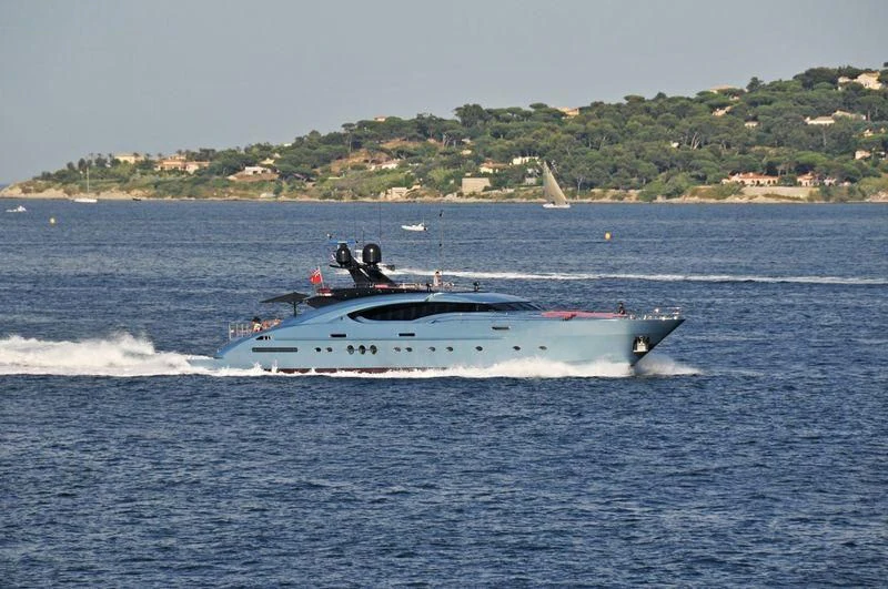 a boat on the water aboard WAVERUNNER Yacht for Sale