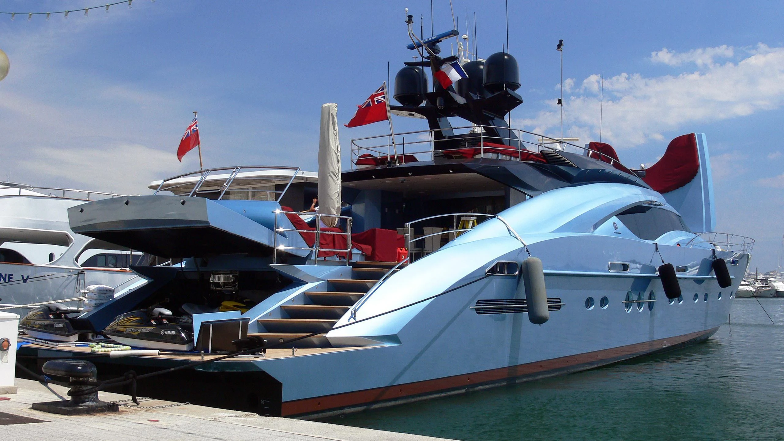 a boat on the water aboard WAVERUNNER Yacht for Sale