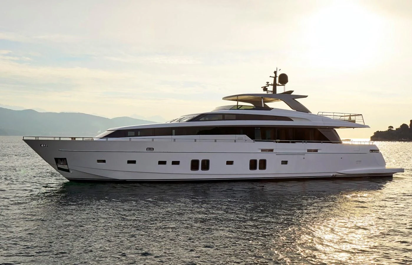 a boat on the water aboard DINAIA Yacht for Charter