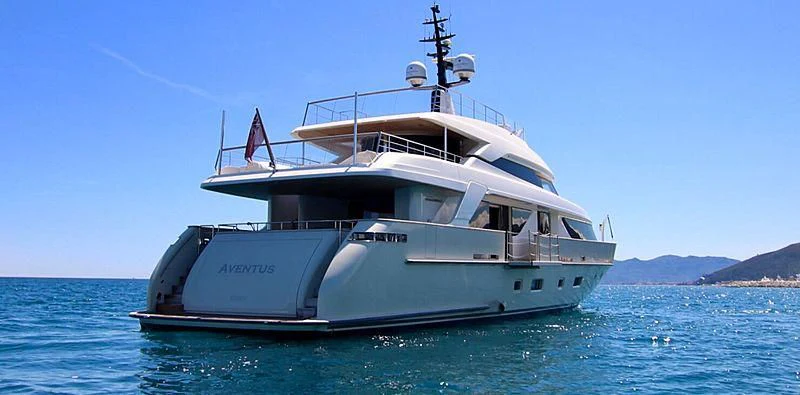 a boat in the water aboard CHRISTINA Yacht for Sale