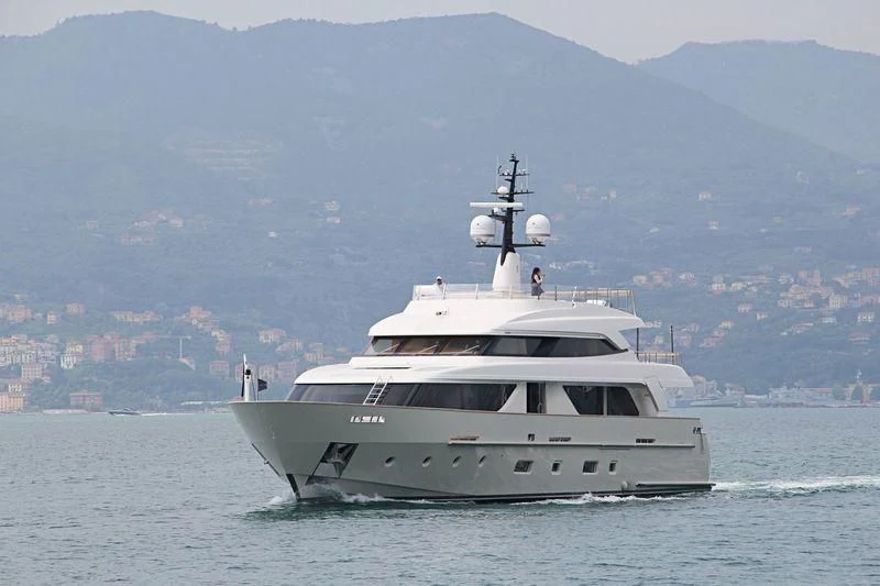 a boat on the water aboard CHRISTINA Yacht for Sale
